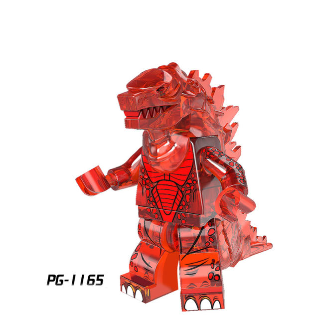 PG8090 Godzilla Monster Multicolor Minifigs Action Collection Anime Movie Model Toys Building Blocks MOC Children Gift Compatible