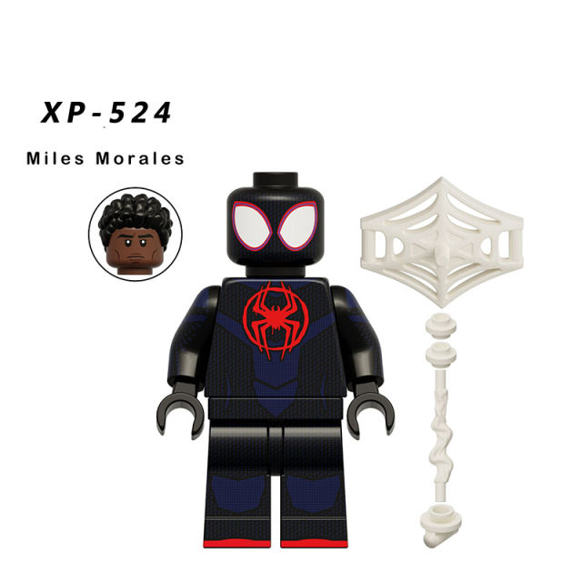 KT1069 American Marvel Superheroes Series Iron Spider Man Minifigures Building Blocks Gwen Stacy Peni Parker Untitled Weapon Toy