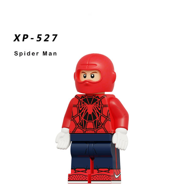 KT1069 American Marvel Superheroes Series Iron Spider Man Minifigures Building Blocks Gwen Stacy Peni Parker Untitled Weapon Toy