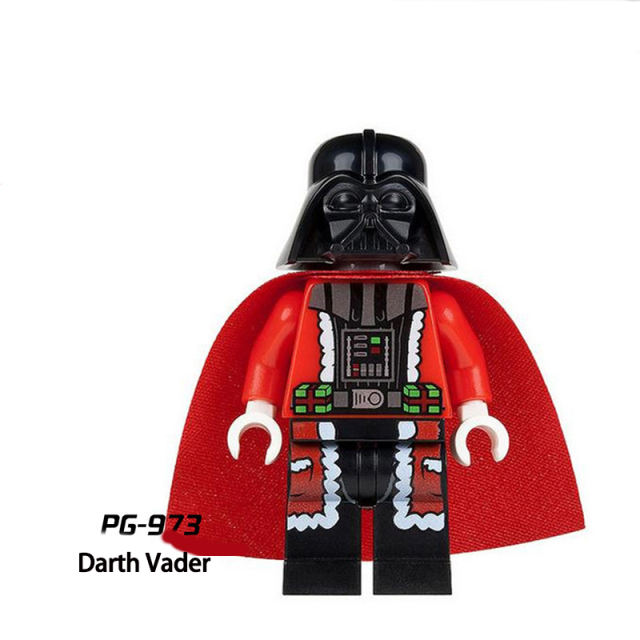 PG8022 Christmas Marvel Series Salna Claus Anime Super Heroes Master Yoda Building Blocks MOC Model Compatible Children Gift Toys