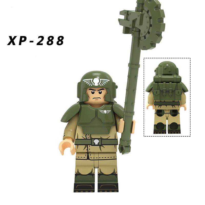 KT1037 Military Communication Engineering Assault Force Medieval Knight Lord Hand Dagger Sword Building Blocks Children Toys Gift