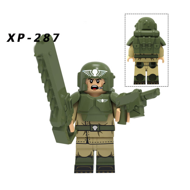 KT1037 Military Communication Engineering Assault Force Medieval  Knight Lord Hand Dagger Sword Building Blocks Children Toys Gift