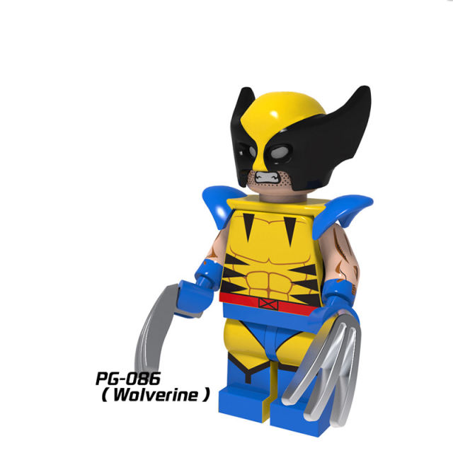 PG8019 Super Hero X-Man Angel Apocalypse Anime Figures Wolverine Daken Building Blocks Model Collection Game Children Gifts Toys