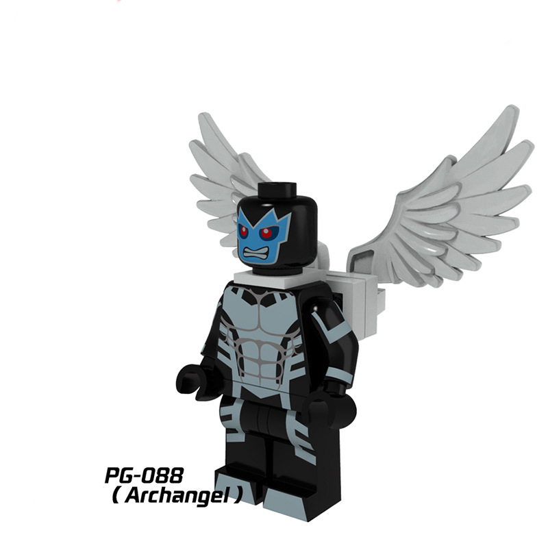 PG8019 Super Hero X-Man Angel Apocalypse Anime Figures Wolverine Daken Building Blocks Model Collection Game Children Gifts Toys