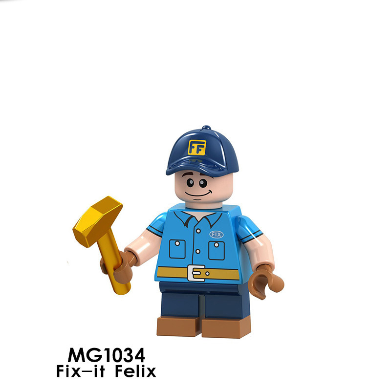 MG9007 Invincible Destroyer Series Wreck-It Ralph Minifigs Vanellope von Schweetz FixIt Felix Building Blocks Children Gifts Toys