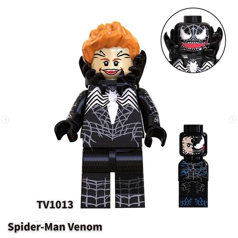 TV6202 Superheroes Series Spider Man Thor Minifigs Building Blocks Black Panther Iron Man Weapon Helmet Accessories Toys Gifts
