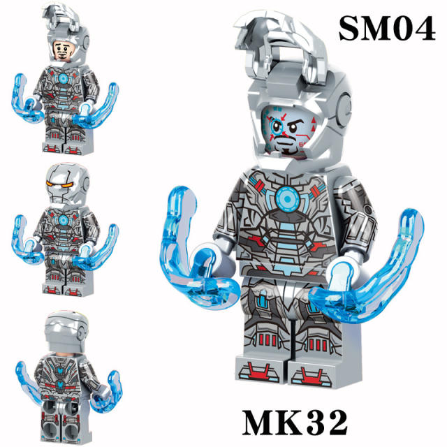 Marvel Super Heroes Iron Man Anime Movie Minifigs Building Blocks Action War Figures Weapon MOC Avengers Toys Birthday Gifts Kids