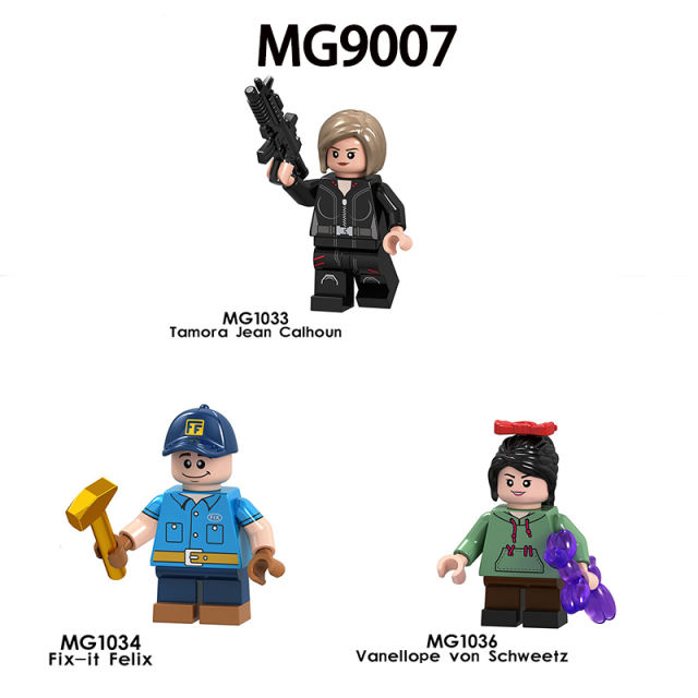 MG9007 Invincible Destroyer Series Wreck-It Ralph Minifigs Vanellope von Schweetz FixIt Felix Building Blocks Children Gifts Toys