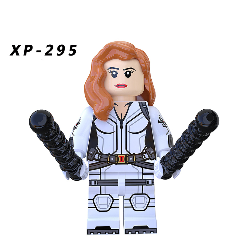 KT1038 American Marvel Super Heroes Series Avengers Minifigs Black Widows Building Blocks Weapon Compailble Children Toy Gifts
