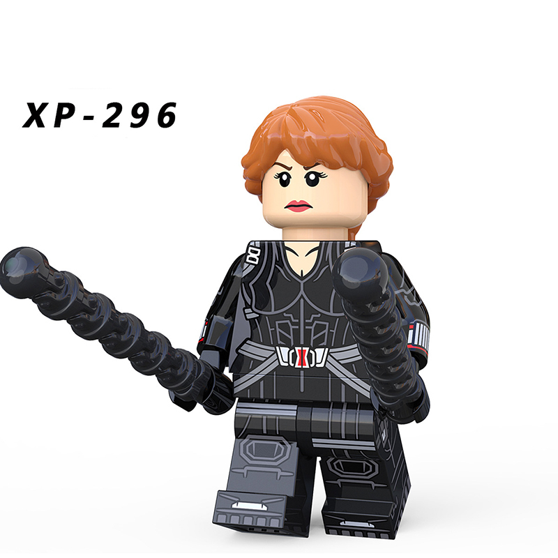 KT1038 American Marvel Super Heroes Series Avengers Minifigs Black Widows Building Blocks Weapon Compailble Children Toy Gifts