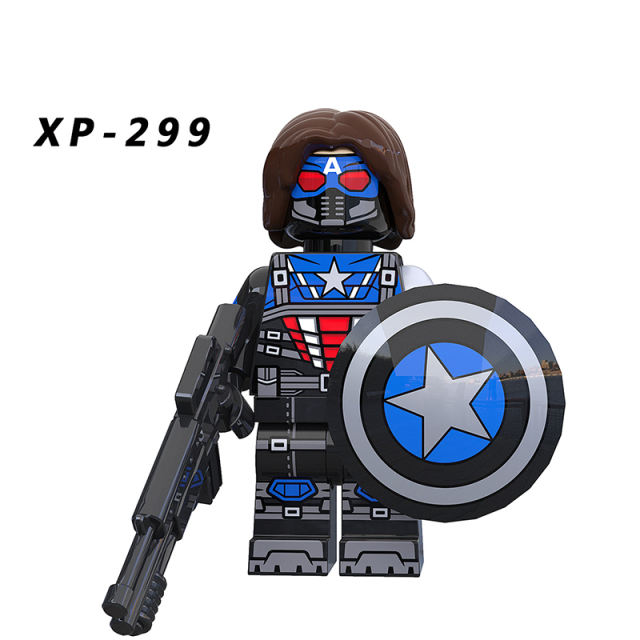 KT1038 American Marvel Super Heroes Series Avengers Minifigs Black Widows Building Blocks Weapon Compailble Children Toy Gifts