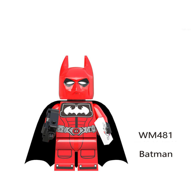 WM6027 Marvel Serirs Batman Building Blocks Hundress Movies Super Hero Action Figures Model Building Blocks Kids Birthday Gifts