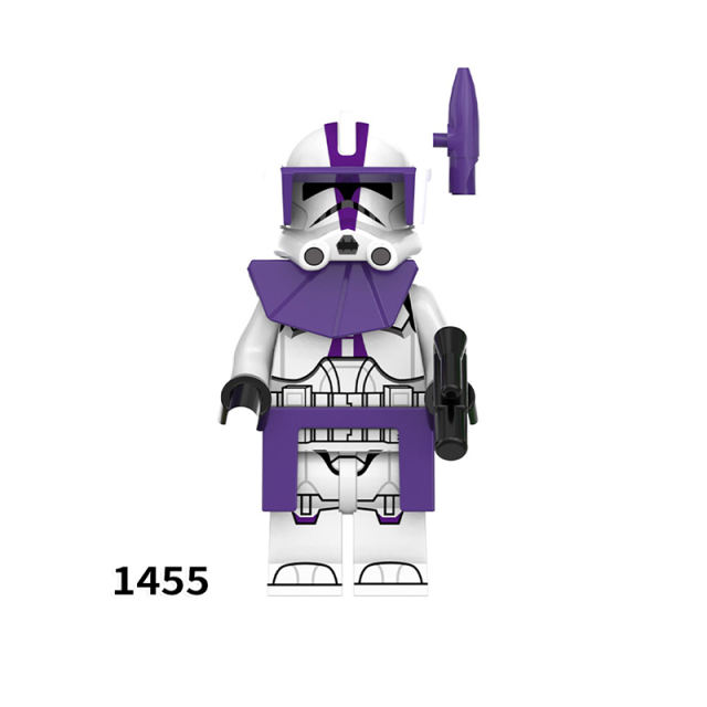 PG8293 Storm Clone Trooper Series Minifigs Building Blocks Science Fiction Movie Ameican Action Model Collection Children Gift Toy