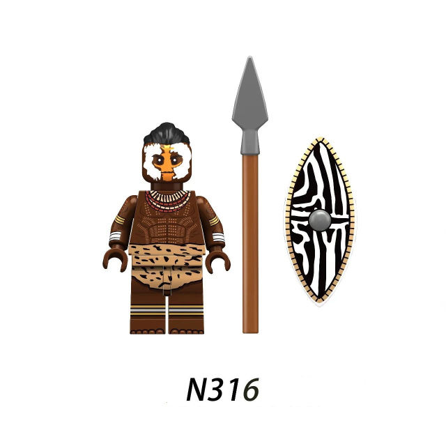 Medieval Series Egyptian Soldier Minifigs Building Blocks Nubian Archer Pharaoh Guard Army Soldier Sword Shield Toys Boys Gifts