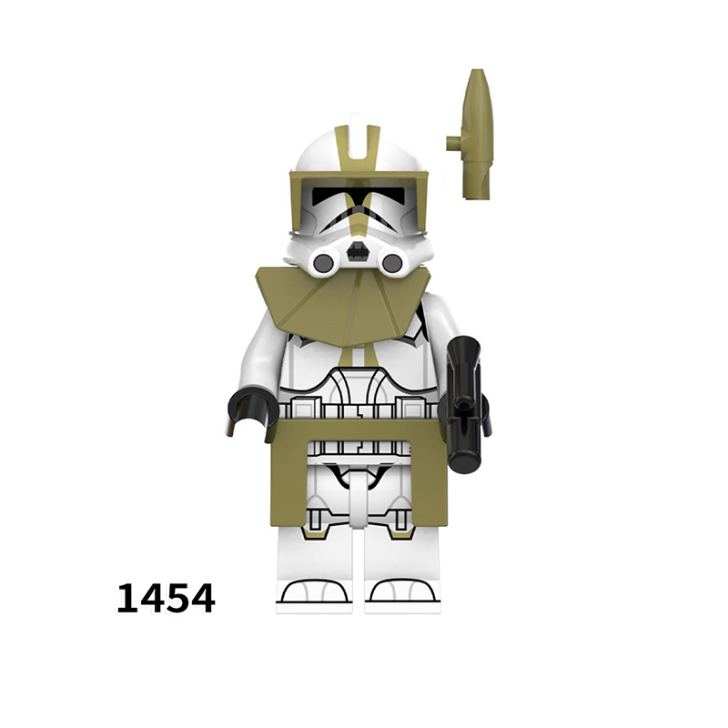 PG8293 Storm Clone Trooper Series Minifigs Building Blocks Science Fiction Movie Ameican Action Model Collection Children Gift Toy