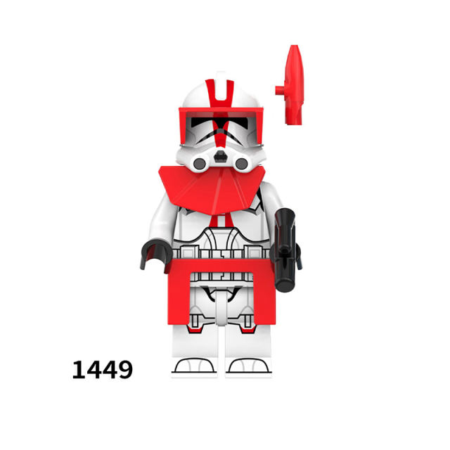 PG8293 Storm Clone Trooper Series Minifigs Building Blocks Science Fiction Movie Ameican Action Model Collection Children Gift Toy