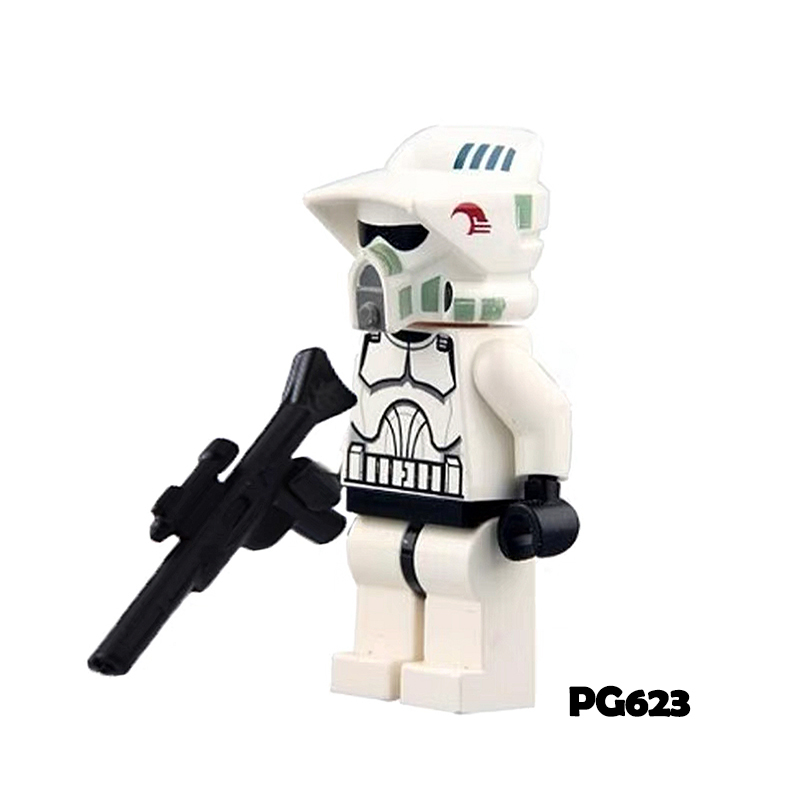 PG8004 Star Wars Force Awakens Superheroes Shadow ARF Clone Snow Trooper Soldiers MOC Action Figures Building Blocks Kids Toys