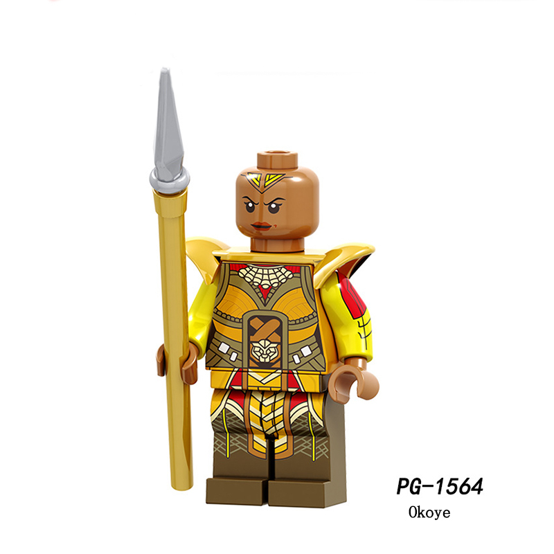 PG8130 Marvel Series Spider Man Groot Superhero Action Figure Winter Soldier Building Blocks Assembled Toy Children Birthday Gift