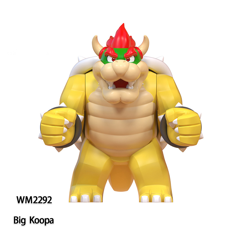 WM6103 Mario Minifigs Building Blocks Game Movie Series Plumber Luigi Kinopio Small Koopa Japan Nintendo Mushroom Wario Toy Gift