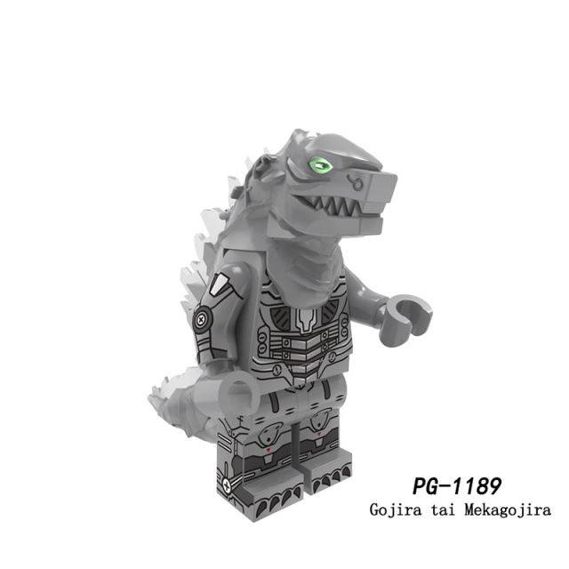PG1189 Godzilla Monster Multicolor Movie Minifigs Action Collection Model Compatible Toys Building Blocks MOC Children Gifts