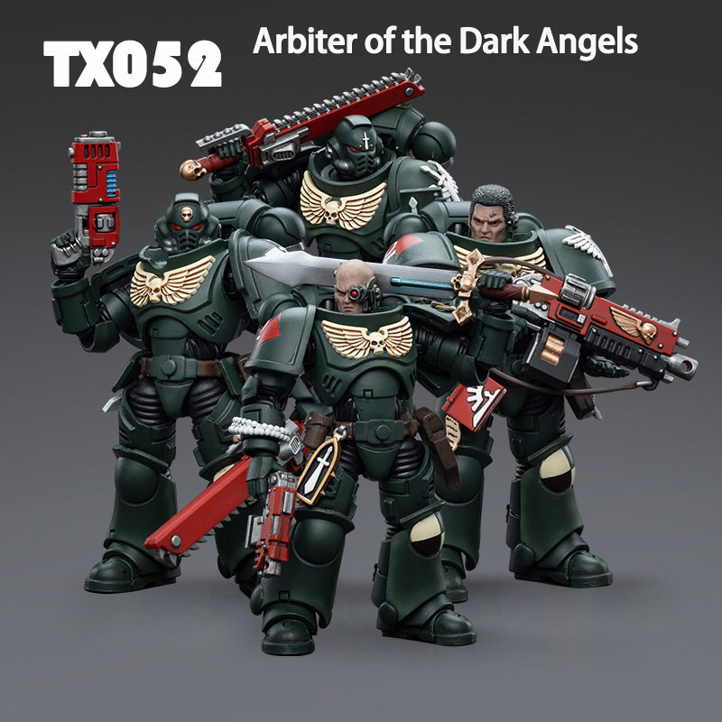 JOYTOY Game Series Arbiter of Dark Angels Warhammer Action Figure Military Art Model Compatible Collection Children Gifts Toys