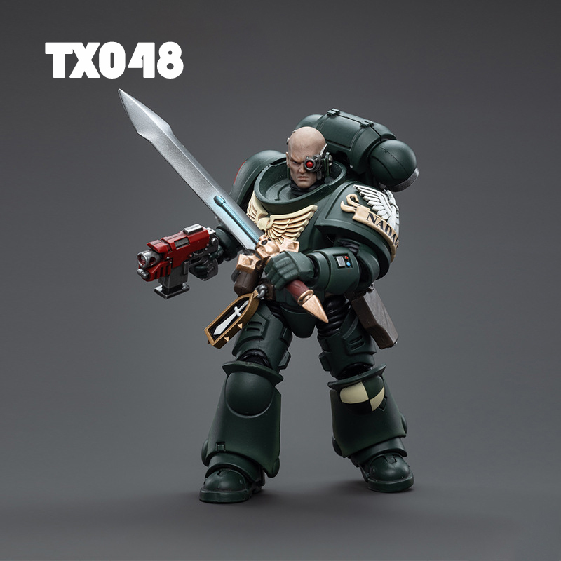 JOYTOY Game Series Arbiter of Dark Angels Warhammer Action Figure Military Art Model Compatible Collection Children Gifts Toys