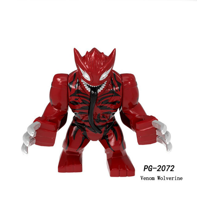 PG8242 Marvel Series Wolverine Venom Carnage Action Figure Groot Thanos Collection Model Building Blocks Children Toys Gifts Boys