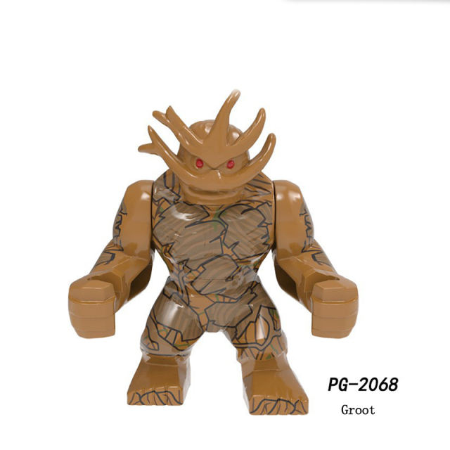 PG8242 Marvel Series Wolverine Venom Carnage Action Figure Groot Thanos Collection Model Building Blocks Children Toys Gifts Boys