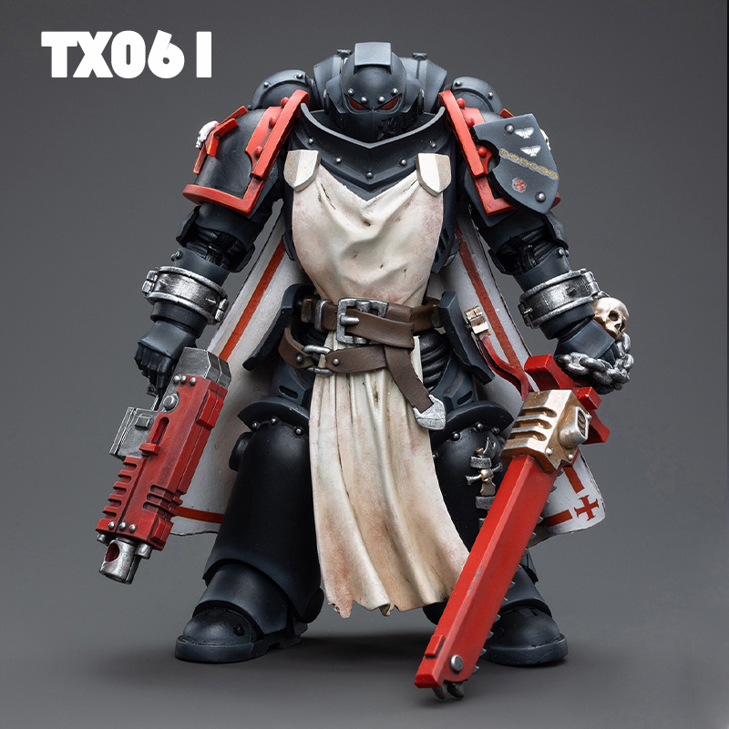 JOYTOY British Game Black Templar Excalibur Warhammer 40K Action Figure Military Art Model Compatible Collection Children Gifts Toys