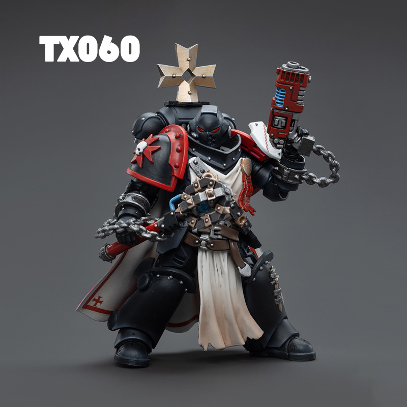 JOYTOY British Game Black Templar Excalibur Warhammer 40K Action Figure Military Art Model Compatible Collection Children Gifts Toys