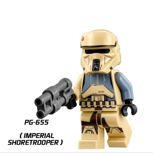 PG655 Star Wars Series Minifigs Imperial Stormtrooper Building Blocks Science Fiction Corps Model Action Toys Children Gifts Boys