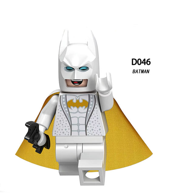 D041 048 Marvel Hero Series Batman  Mini Action Figures Bruce Building Blocks Bricks MOC DC Model Compatible Toys Gifts Children