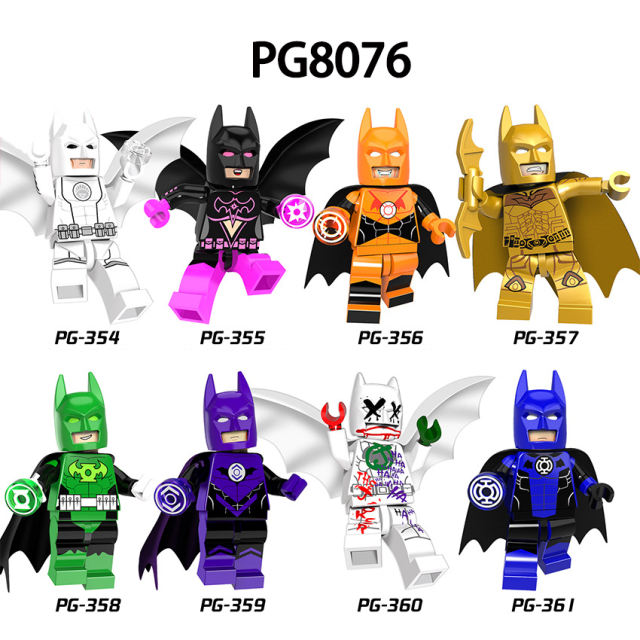 PG8076 DC Figures Batman Marvel Movie Building Blocks Assemble Model Mini Toys Collection Compatible Children Boys Girls Gifts