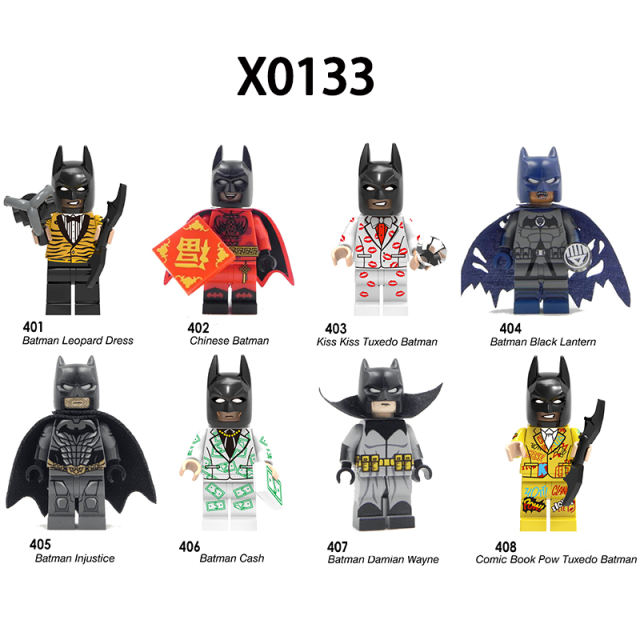 X0133 Marvel Hero Batman Action Figures Bruce Byne Building Blocks DC Collection Compatible Children Birthday Gifts Toys Boy Girl