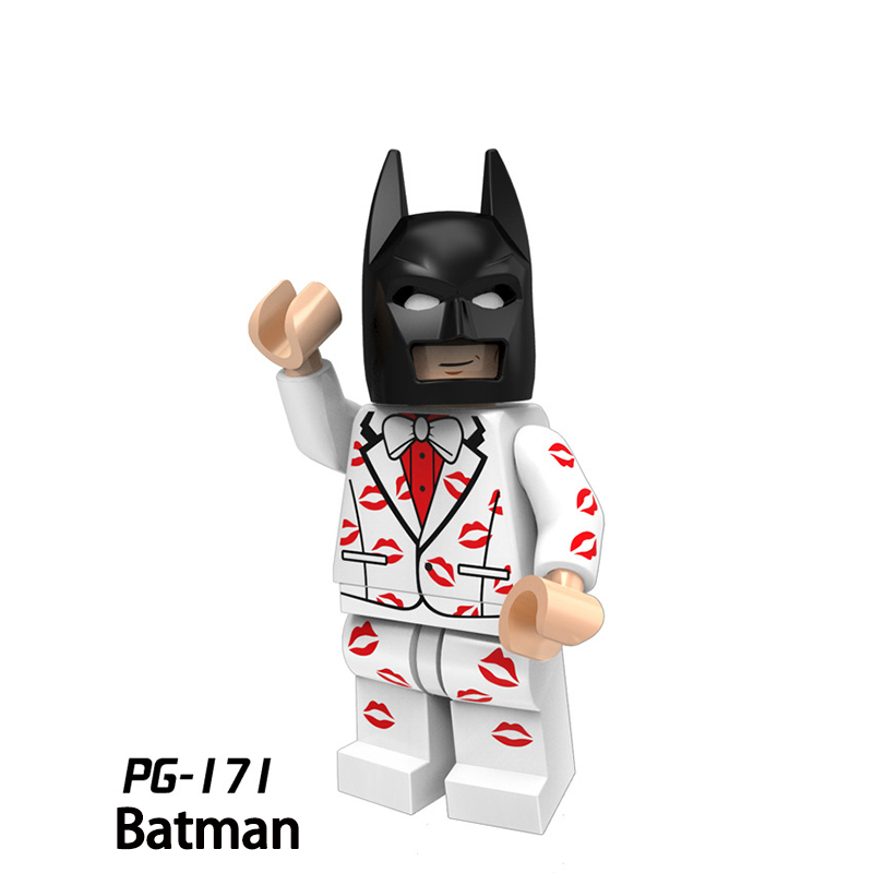 PG8046 DC Marvel Series Batman Robin Action Figures Riddler Building Blocks Assemble Hero Model Children Birthday Gifts Toys Boys