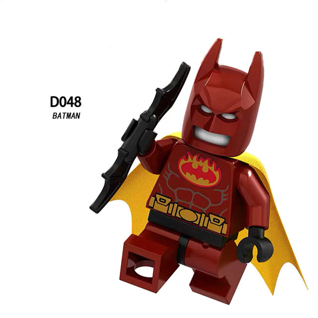 D041 048 Marvel Hero Series Batman  Mini Action Figures Bruce Building Blocks Bricks MOC DC Model Compatible Toys Gifts Children