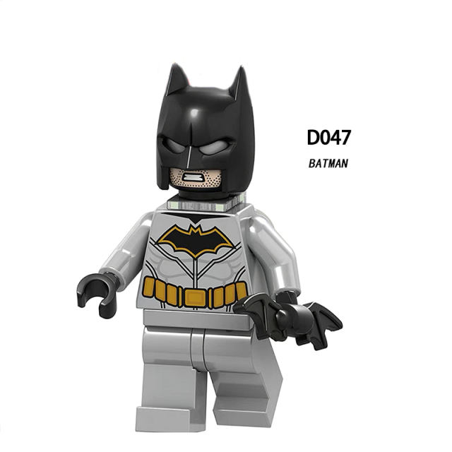 D041 048 Marvel Hero Series Batman  Mini Action Figures Bruce Building Blocks Bricks MOC DC Model Compatible Toys Gifts Children