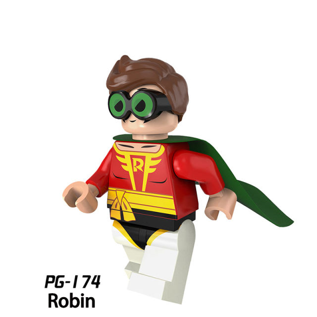 PG8046 DC Marvel Series Batman Robin Action Figures Riddler Building Blocks Assemble Hero Model Children Birthday Gifts Toys Boys