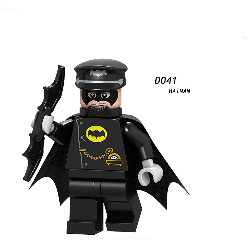 D041 048 Marvel Hero Series Batman Mini Action Figures Bruce Building Blocks Bricks MOC DC Model Compatible Toys Gifts Children
