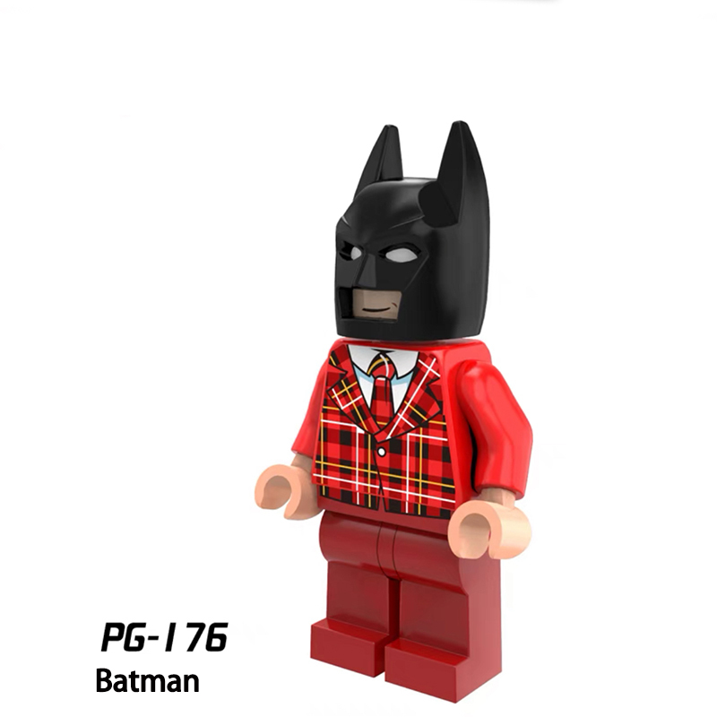 PG8046 DC Marvel Series Batman Robin Action Figures Riddler Building Blocks Assemble Hero Model Children Birthday Gifts Toys Boys
