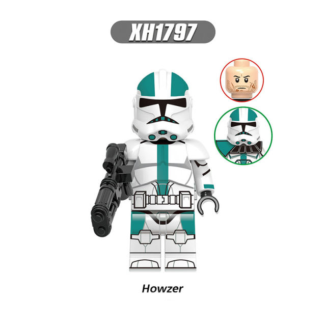 X0323 Star Wars Series Jesse Gray Legion Mini Action Figures Ameican Science Fiction Clone Trooper Building Blocks Children Gifts