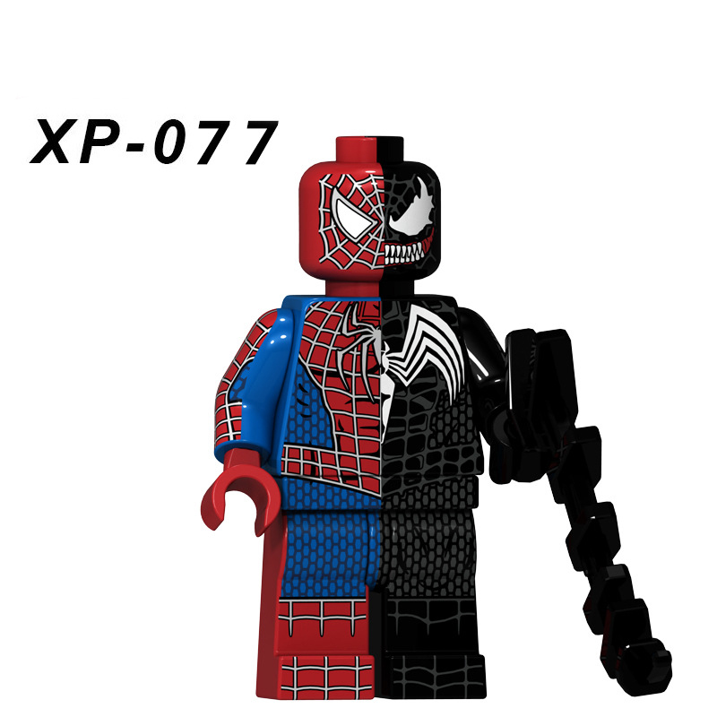 KT1010 Venom Movie Serie Spiderman Deadpool Ironman Super Hero Building Blocks Action Figures Model Collection Children Gift Toy