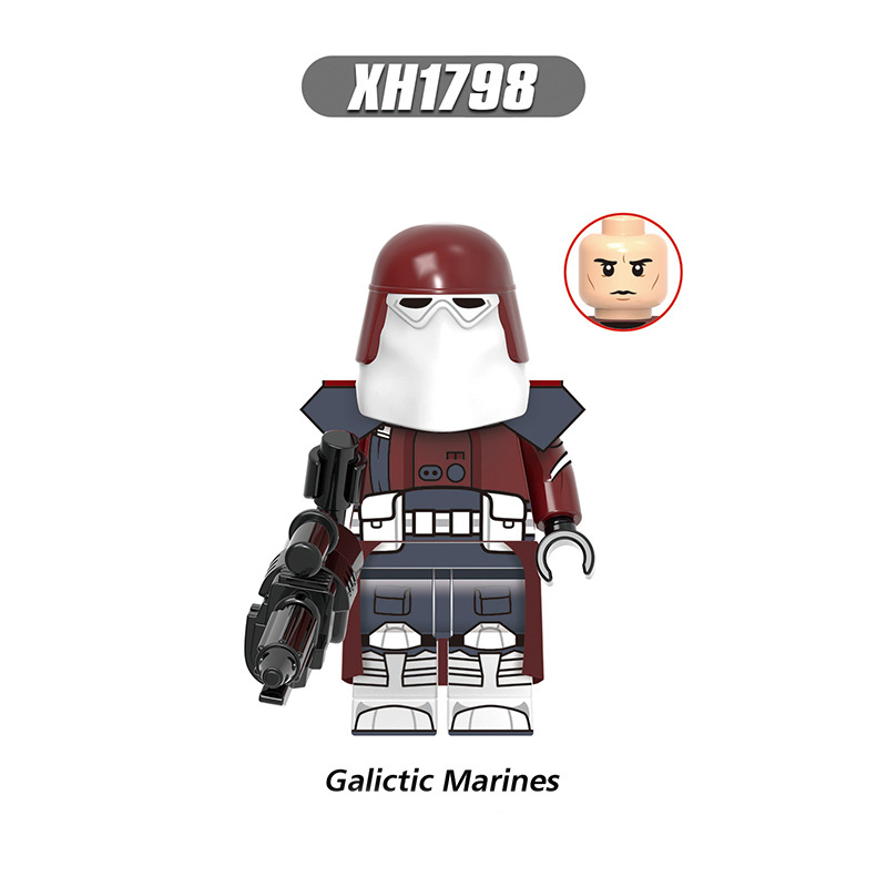 X0323 Star Wars Series Jesse Gray Legion Mini Action Figures Ameican Science Fiction Clone Trooper Building Blocks Children Gifts