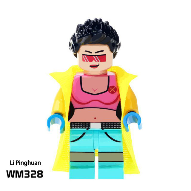 WM6005 Marvel Heroes Spider Man Green Lantern Minifigs Building Blocks DC Iron Man Superwoman Model Children Birthday Gifts Toys