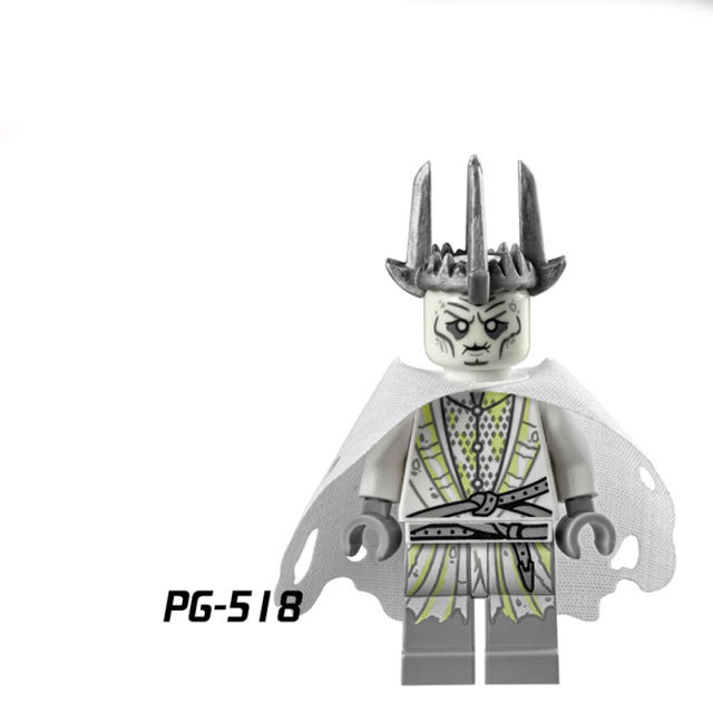 PG8036 Lord of the Rings King Building Blocks Hobbit Ringwraith Minifigs MOC Action Figures Children Building Blocks Toys Gifts