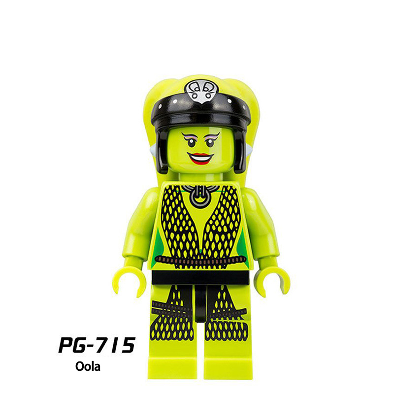PG8051 Star Wars Series Minifigs Hansolo Luke Building Blocks Jedi Consular Oola Action Figures Model Compatible Children Gift Toy
