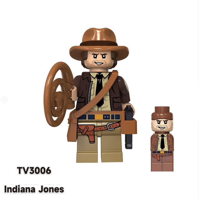 Raiders of The Lost Ark Minifigs Bricks Henry Jones Soldier Weapon