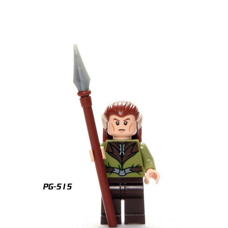 PG8027 Medieval Movie Tauriel Haldir Action Figures Elves Collection Hobbit Series Lord Rings Building Blocks Children Gifts Toys