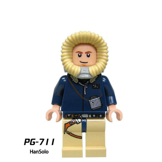 PG8051 Star Wars Series Minifigs Hansolo Luke Building Blocks Jedi Consular Oola Action Figures Model Compatible Children Gift Toy