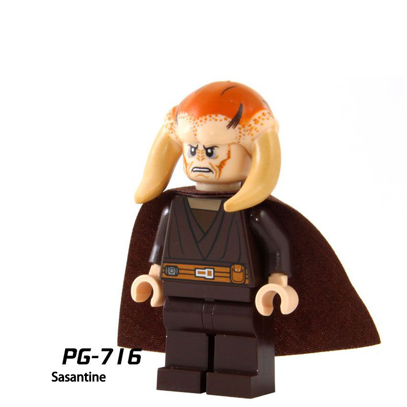 PG8051 Star Wars Series Minifigs Hansolo Luke Building Blocks Jedi Consular Oola Action Figures Model Compatible Children Gift Toy